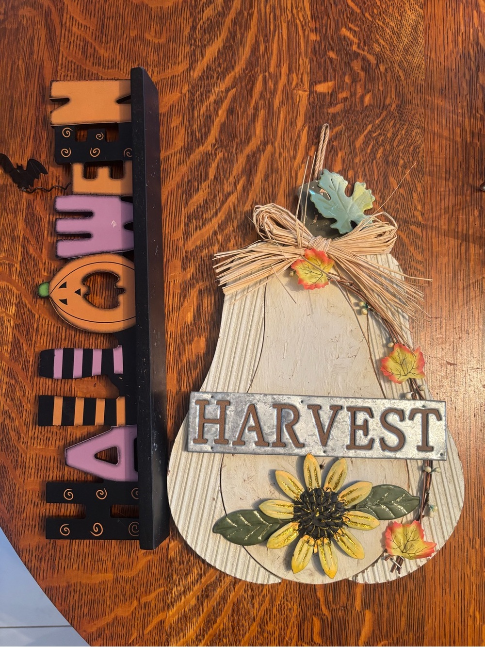 Harvest Sunflower Fall Wall Decor - Neutral, Yellow, Green